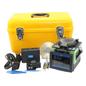 Single 9s Splicing Time Fiber Splicer 300x Magnification - Emissions And Stack