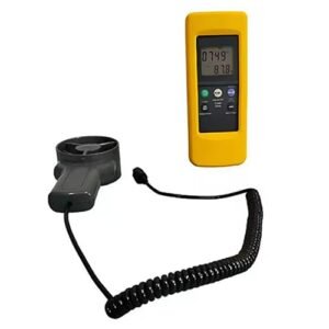 High-Accuracy Vane Anemometer with Dual LCD Display - Emissions and Stack