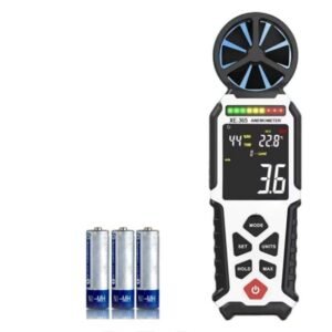Digital Anemometer with Temperature Measurement - Emissions and Stack