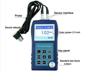 High - Precision Ultrasonic Thickness Gauge - Emissions and Stack