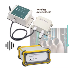 Wireless Noise Monitoring Sensor Device with RF Analog Module Alarm - Emissions and Stack 