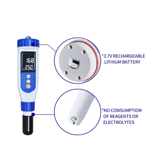 Emissions And Stack Blue with White Ozone Dissolved PH Tester - Image 3