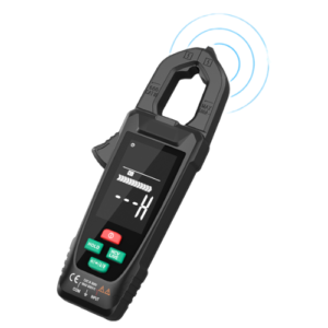 True RMS Digital Clamp Meter With Temperature Detection, AC/DC Voltage, Current, Resistance, And Capacitance Measurement – Emissions And Stack