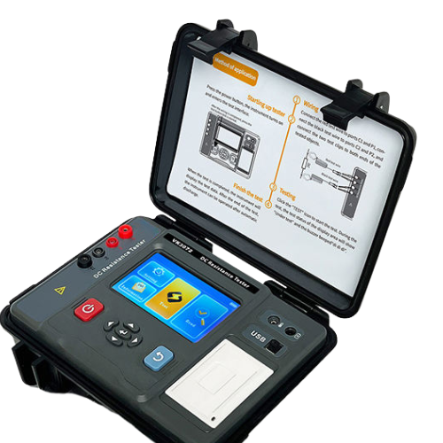 20A Auto - Calibrating Ohmmeter for Transformers with Touch Screen and Bluetooth - Emissions And Stack - Image 2