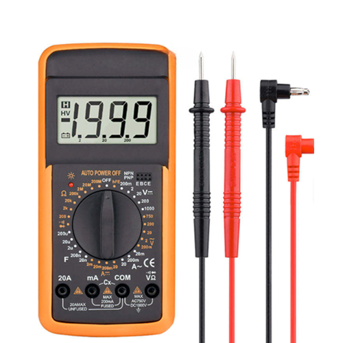Digital Handheld Multimeter with 20A Current and Overload Protection - Emissions And Stack - Image 3