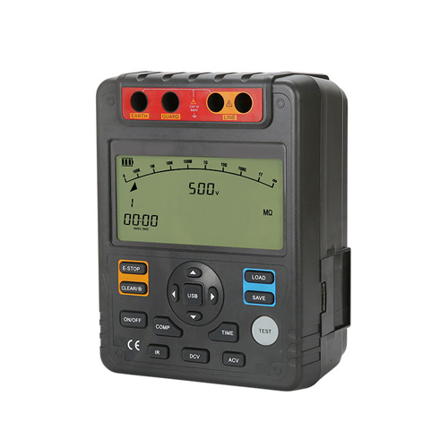 Auto Ranging Digital Insulation Resistance Tester with Polarization Index – Emissions And Stack