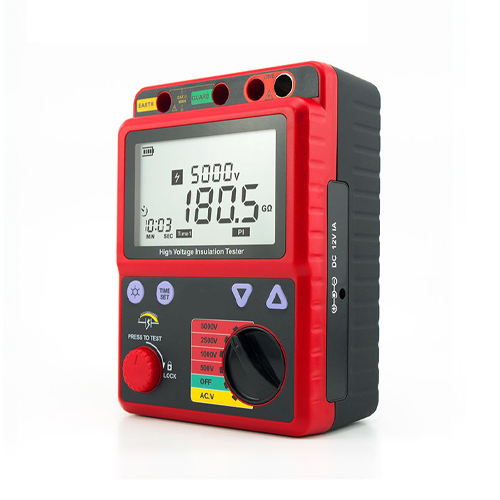 Digital Auto Calibration Megohmmeter with 5000V Insulation Resistance Tester - Emissions And Stack