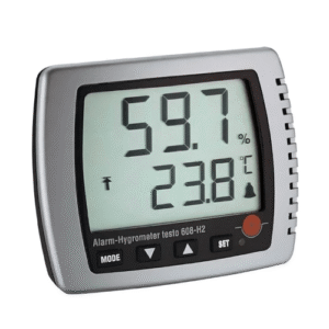 Emissions and Stack Digital Thermo Hygrometer With LED Alarm