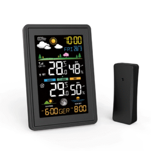 Emissions and Stack Household Wireless Weather Station With Hygrometer