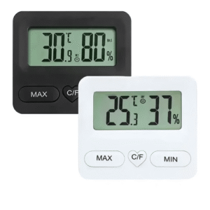 Emissions and Stack LCD Alarm Enabled Thermo-Hygrometer