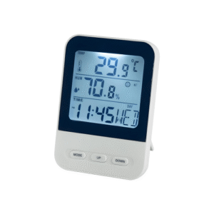 Emissions and Stack Digital Thermometer Hygrometer With Alarm