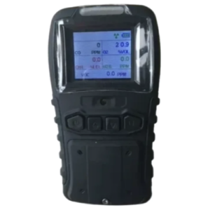 Emissions and Stack Rechargeable Multi Gas Detector - 90 dB Audible Vibration Alarm
