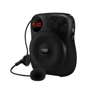 Portable Mini Bluetooth Voice Amplifier with Mic – 20W Loudspeaker for Teachers, Tour Guides & Outdoor Activities - Emissions and Stack  