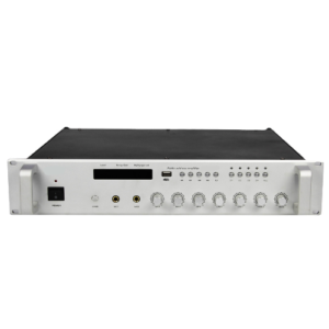 Professional Public Address System PA Amplifier with USB SD FM BT Control - Emissions and Stack 