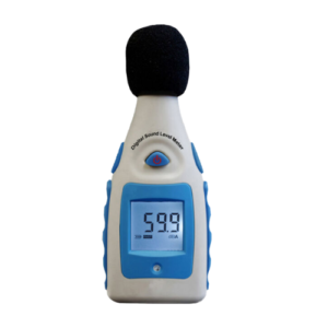 Digital Sound Level Meter with 30–130dB Range and LCD Display - Emissions and Stack 