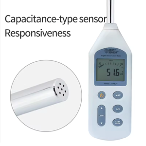 High Accuracy Digital Sound Level Meter 35-130dB for Hearing Tests - Emissions and Stack 