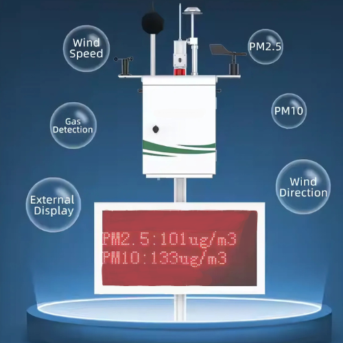 Smart Farm Outdoor Meteorological Monitoring Weather Station with 4G MODBUS RTU - Emissions and Stack