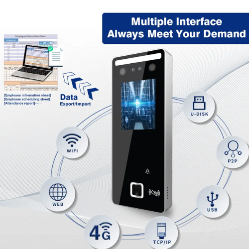 Multi Modal Biometric Device with 4.3 Inches Touch Display and Cloud - Emissions and Stack