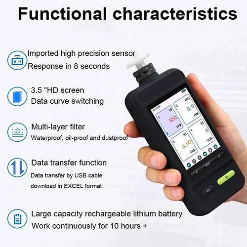 Emissions and Stack Explosion-proof Industrial Combustible Gas Detector- Multi-Layer Filter - Image 2