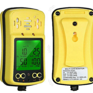 Portable 4-Gas Monitor (O₂ / CO / H₂S / LEL) - Emissions and Stack