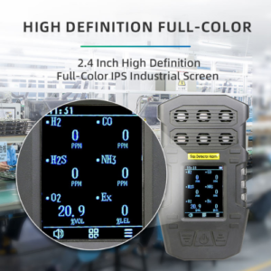 Handheld H₂S Gas Detector with Pump and Diffusion Sensor - Emissions and Stack