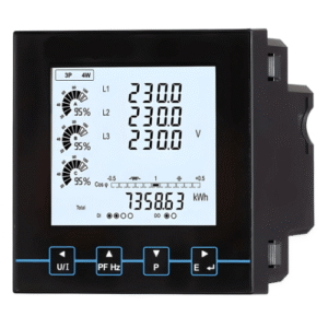 Multi-Tariff Smart Power Meter with RS485 Modbus – Emissions And Stack