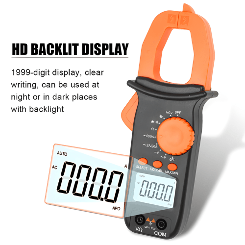 Advanced Digital Clamp Multimeter with AC/DC Voltage & Capacitance – Emissions And Stack - Image 4
