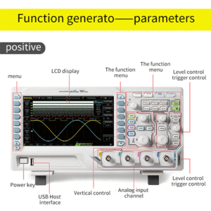 Emissions And Stack LCD Digital Oscilloscope