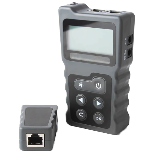 Portable PoE Network Tester for CAT5 Cable Testing – Emissions And Stack