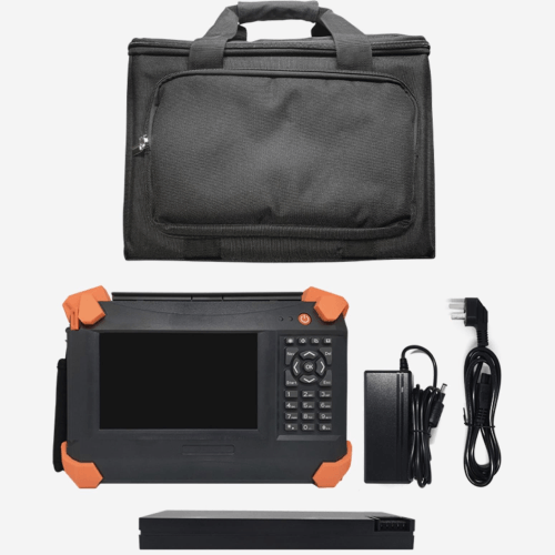 Comprehensive LAN Cable Tester with 10G SFP+ Optical Interface & 7" HD Display - Emissions And Stack - Image 2