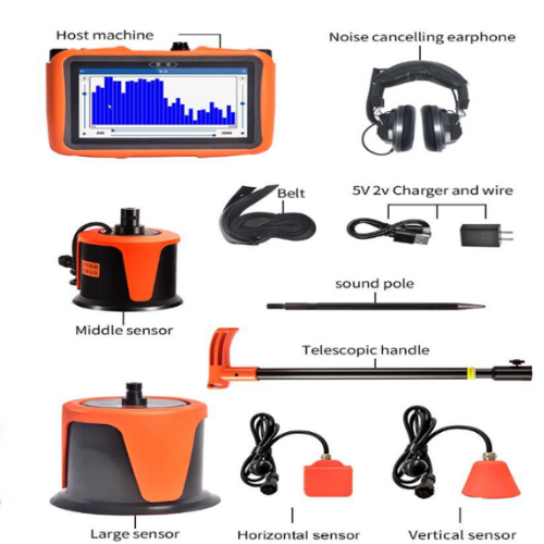 High-Precision Pipeline Leak Detector with 5m Depth - Emissions and Stack