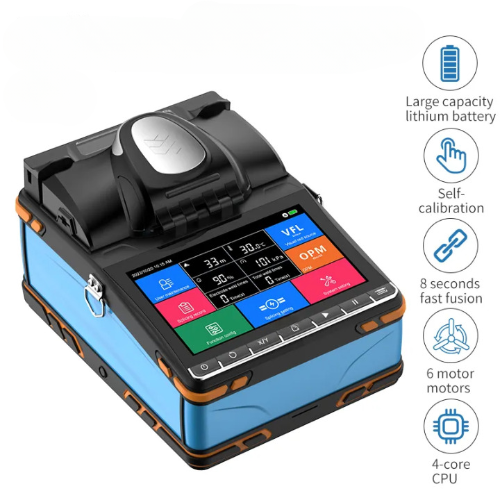 Fiber Optic Fusion Splicer with 6-Motor Alignment & USB Port - Emissions And Stack - Image 2