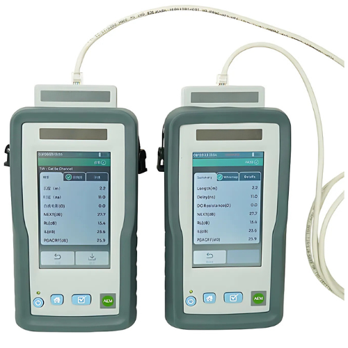 Multifunction Network Cable Tester with Copper and Fiber Compatibility - Emissions And Stack