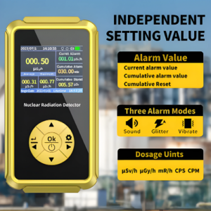 Emissions and Stack Geiger Muller Radiation Measurement Meter