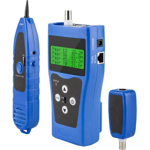 Ethernet LAN Cable Tester Checks Continuity - Emissions And Stack