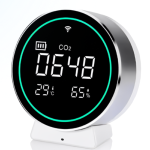 Air Quality Detector with IoT Digitalization CO2 Sensor - Emissions and Stack