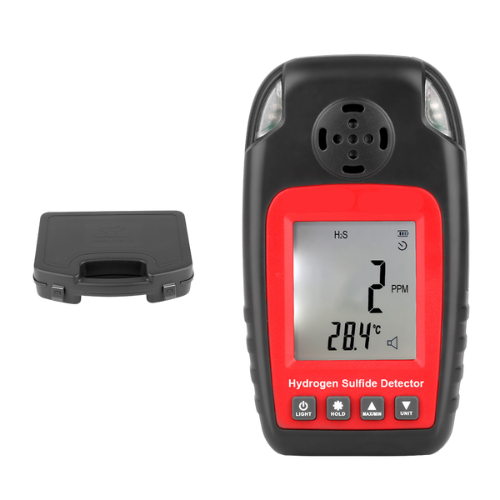 Portable Hydrogen Sulfide (H₂S) Gas Detector with Alarm - Emissions and Stack - Image 2