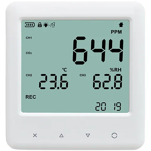Emissions and Stack Air Temperature Humidity and Pressure Hygrometer – Alarm Supported