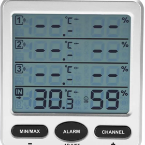 Emissions and Stack Wireless Indoor/Outdoor Humidity Hygrometer Temperature