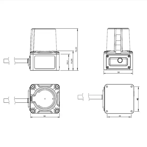 Infrared Obstacle Avoidance Sensor, 270° Scan, 0.5° Resolution, IP67 - Emissions and Stack - Image 4