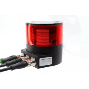 360° LiDAR Sensor, 50m Range, 0.018° Resolution, Multiple Ports - Emissions and Stack