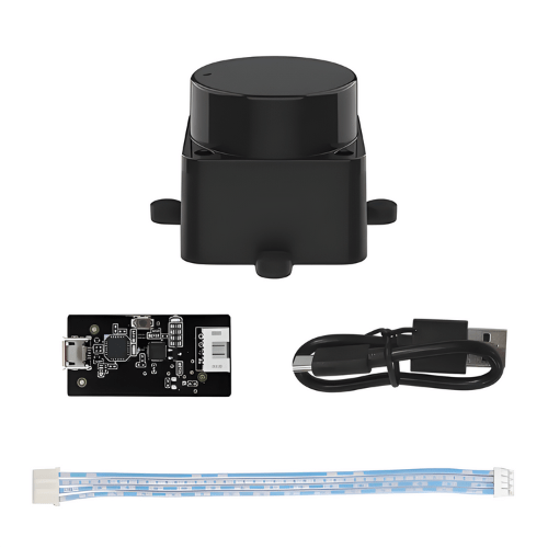 360° LiDAR Sensor, 0.02-12mm Range, 15mm Resolution, 895-915nm - Emissions and Stack
