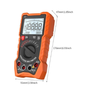 2-in-1 Digital Insulation Tester Multimeter 1000V 20GΩ - Emissions And Stack