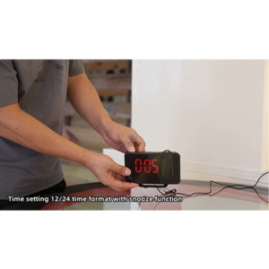 Digital Thermometer Radio Clock with Large LCD - Emissions and Stack