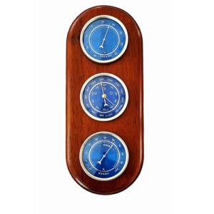 Wood Frame Weather Station with Barometer and Hygrometer - Emissions and Stack