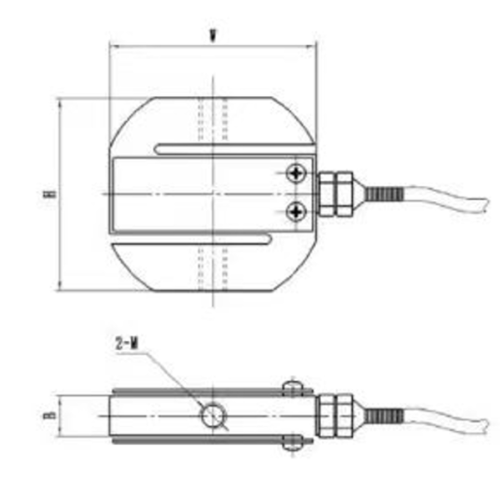 S Type Load Cell 1-7T High Precision Alloy Steel Sensor - Emissions and Stack - Image 2