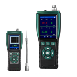 Portable 4 in 1 Multi Gas Detector with High Accuracy Sensor - Emissions and Stack