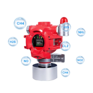 Fixed 4 in 1 Gas Detector with RS485, CO, H2S, O2 and Combustible Gas - Emissions and Stack