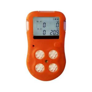 Portable 4 - in - 1 Multi Gas Detector – Combustible and Toxic Gas Sensor - Emissions and Stack