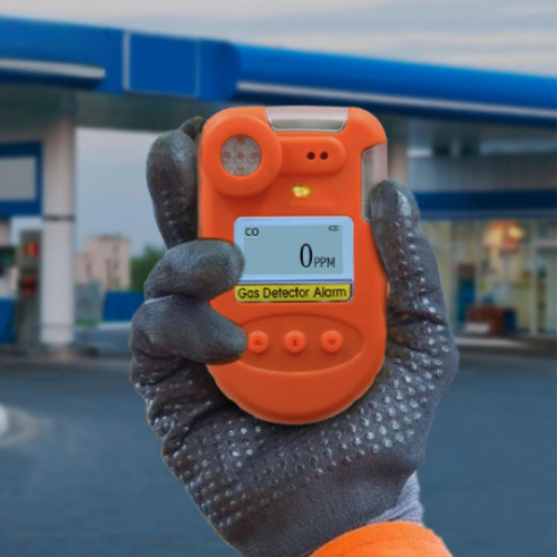 Portable Combustible Multi Gas Detector with LCD Alarm System - Emissions and Stack